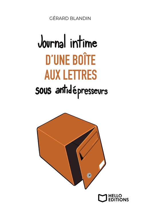 Couverture ebook de Journal intime d'une boîte aux lettres sous antidépresseurs, de Gérard Blandin
