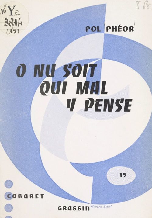 Couverture ebook de O nu soit qui mal y pense, de Pol Pheor