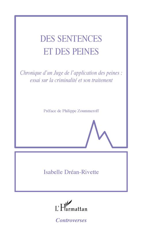 ebook cover of Des sentences et des peines, by Isabelle Drean-Rivette