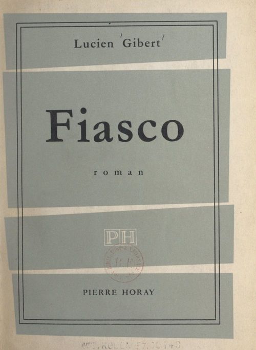 Couverture ebook de Fiasco, de Lucien Gibert