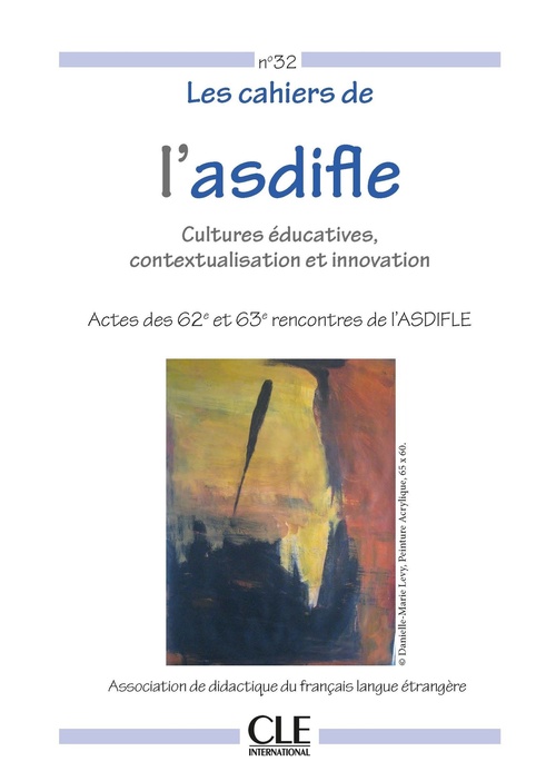 ebook cover of Les cahiers de l'Asdifle n°32, by Cle International Collectif