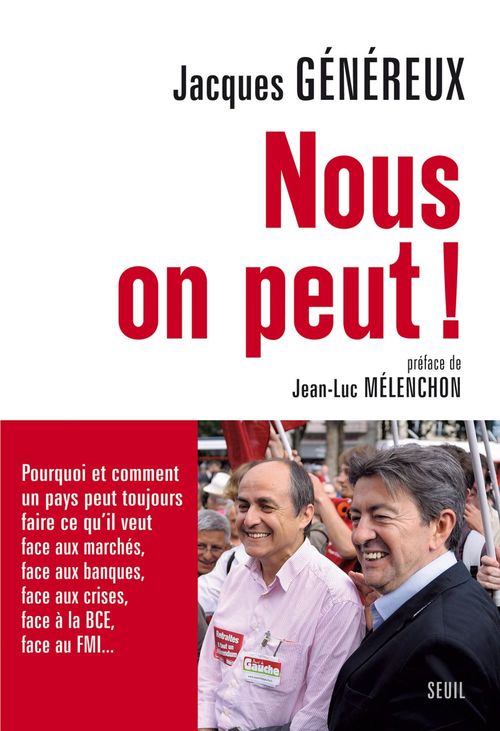Couverture ebook de Nous, on peut !. Pourquoi et comment un pays peut, de Jacques Généreux