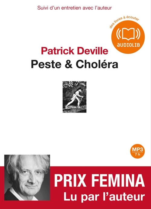 audiobook cover of Peste et Choléra, by Patrick Deville