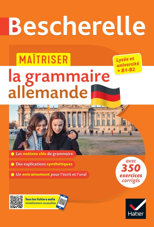 Couverture ebook de Bescherelle - Maîtriser la grammaire allemande  (grammaire & exercices), de Armin Brüssow, René Métrich