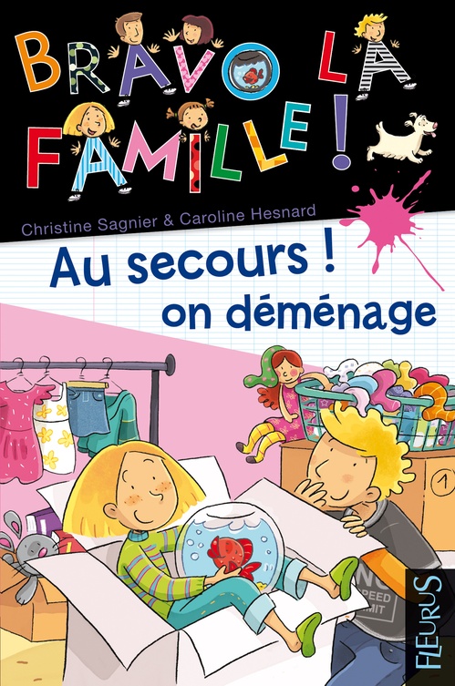 ebook cover of Au secours ! On déménage, by Caroline Hesnard, Christine Sagnier