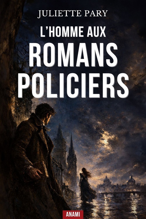 Couverture ebook de L'Homme aux Romans Policiers, de Juliette Pary