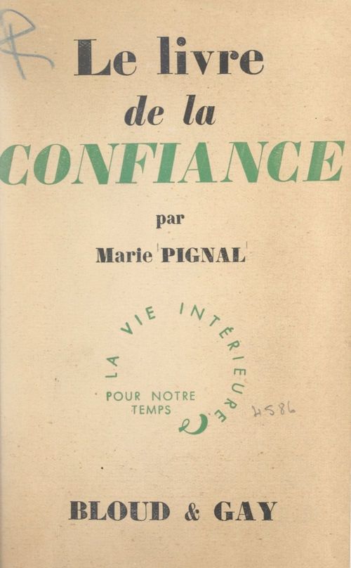 Couverture ebook de Le livre de la confiance, de Marie Pignal