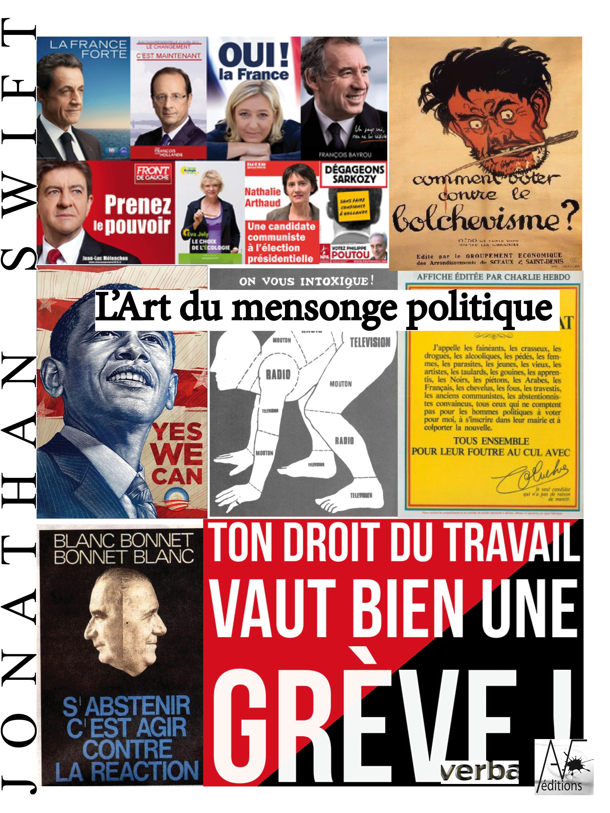 ebook cover of L'Art du mensonge politique, by Jonathan Swift