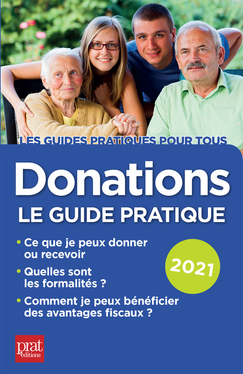 Couverture ebook de Donations 2021, de Sylvie Dibos-Lacroux