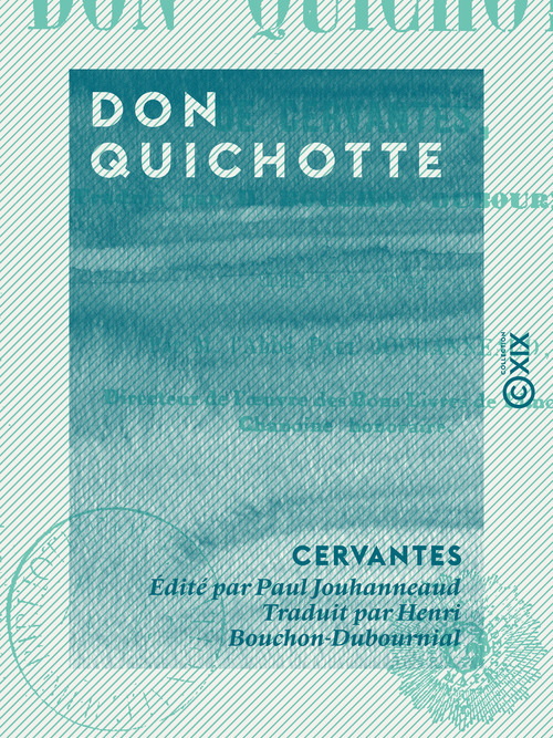 Couverture ebook de Don Quichotte, de Cervantes, Paul Jouhanneaud
