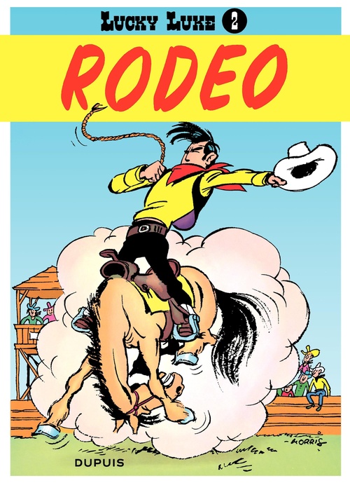 Couverture ebook de Lucky Luke - Tome 2 - Rodéo, de René Goscinny, Morris
