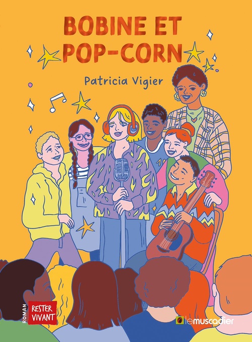 Couverture ebook de Bobine et pop-corn, de Patricia Vigier