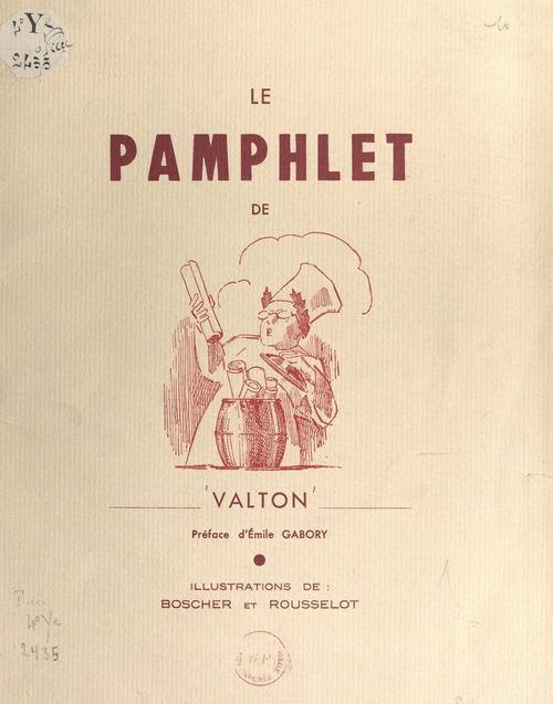 Couverture ebook de Le pamphlet de André Valton de la Société des gens de lettres et de la Société des auteurs, de Andre Valton