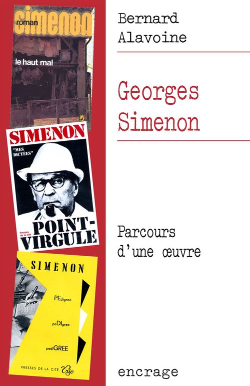 Couverture ebook de Georges Simenon, de Bernard Alavoine
