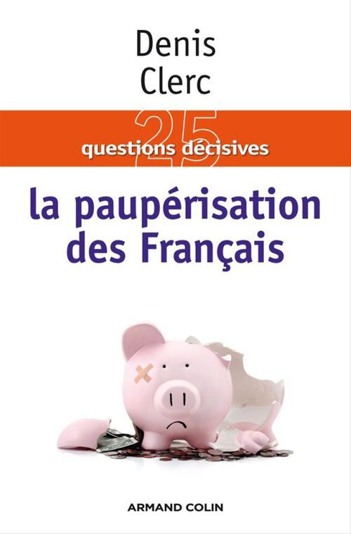 ebook cover of La paupérisation des Français, by Denis Clerc