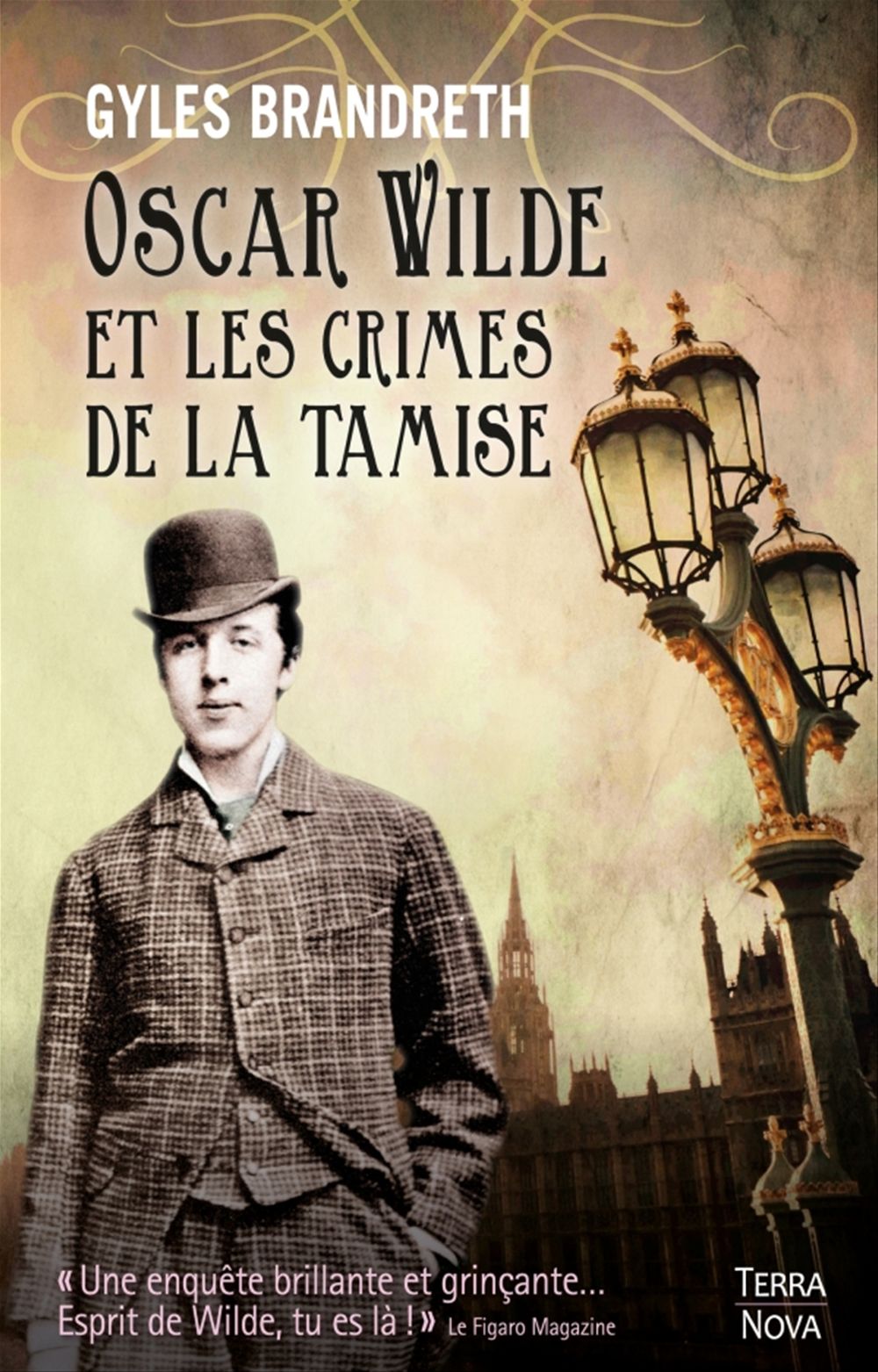 Couverture ebook de Oscar Wilde et les crimes de la Tamise, de Gyles Brandreth
