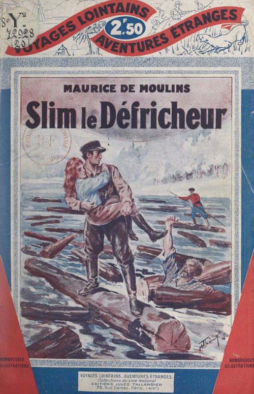 Couverture ebook de Slim le défricheur, de Maurice De Moulins