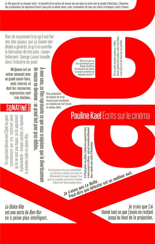 Couverture ebook de Écrits sur le cinéma, de Pauline Kael