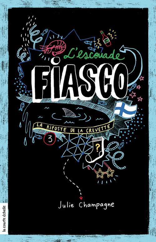 ebook cover of La riposte de la crevette, by Champagne Julie