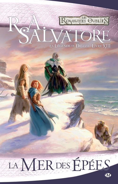 Couverture ebook de La Légende de Drizzt, T13 : La Mer des épées, de R. A. Salvatore