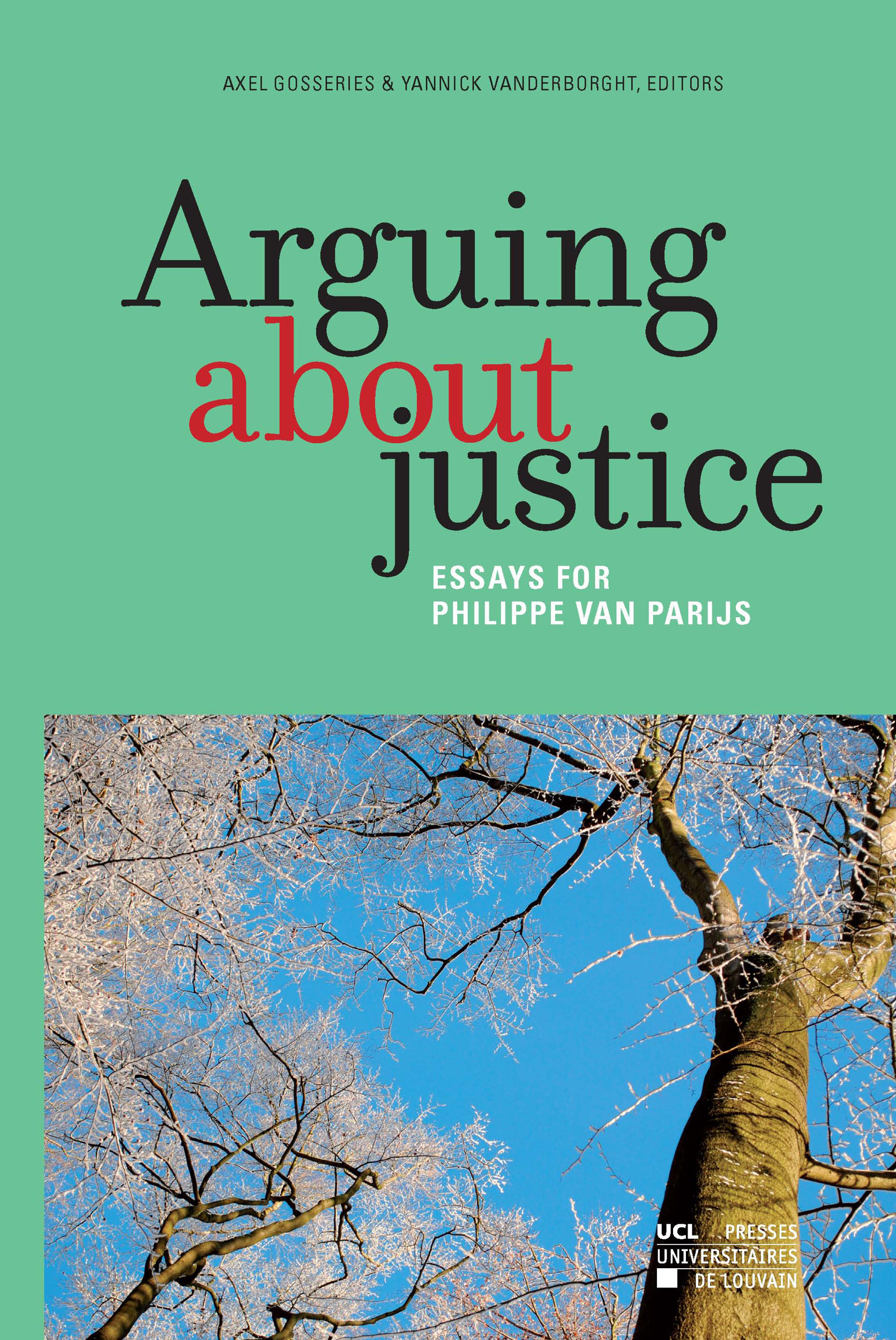 ebook cover of Arguing about justice, by