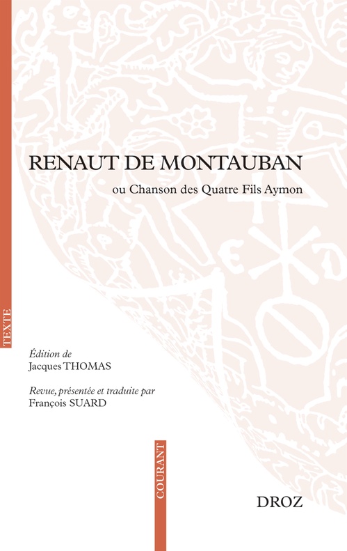 ebook cover of Renaut de Montauban, by