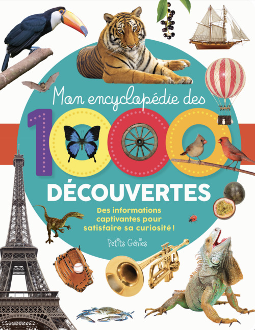 Couverture ebook de Mon livre des 1000 découvertes, de Claire Chabot