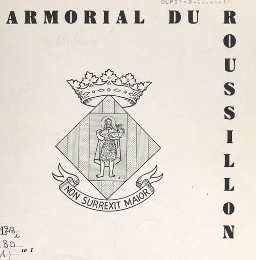 Couverture ebook de Armorial du Roussillon (1), de Albert Cazes
