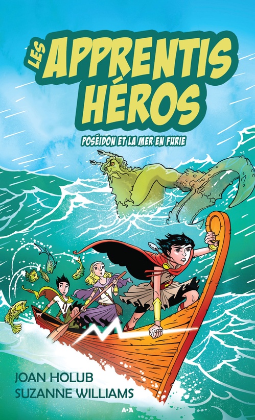 Couverture ebook de Poseidon et la mer en furie, de Joan Holub, Suzanne Williams