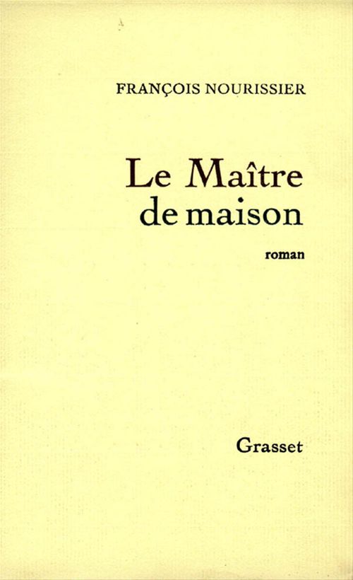 ebook cover of Le Maître de maison, by François Nourissier