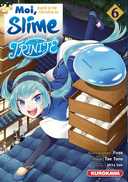 Couverture ebook de Moi, quand je me réincarne en Slime - Trinité - tome 6, de Fuze, Tae Tono, Mitz Vah