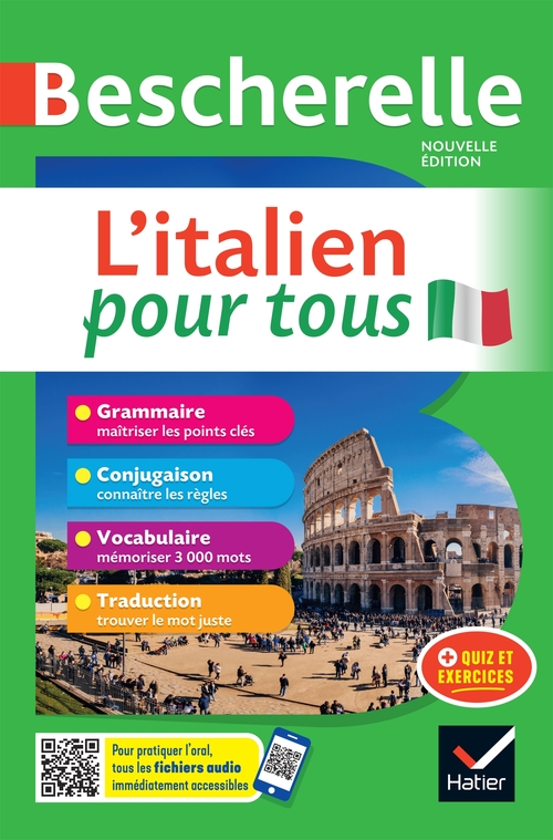 ebook cover of Bescherelle - L'italien pour tous, by Iris Chionne, Lisa El Ghaoui