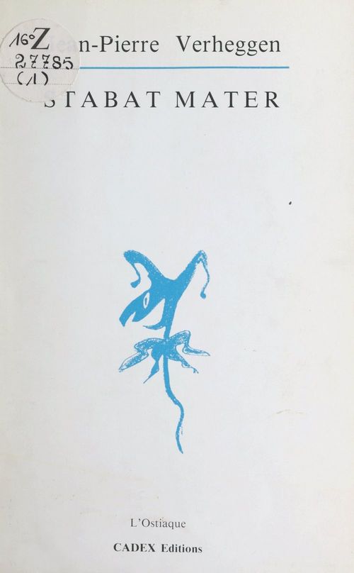 ebook cover of Stabat mater, by Jean-Pierre Verheggen