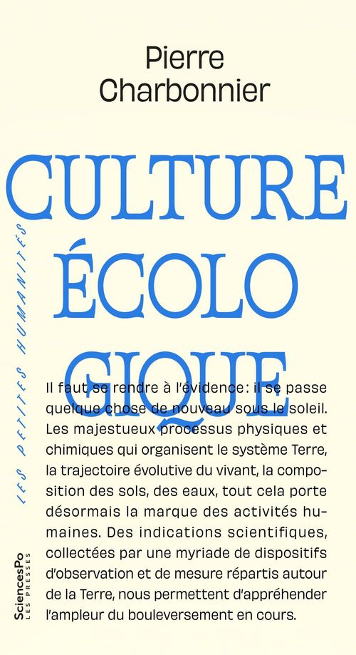 ebook cover of Culture écologique, by Pierre CHARBONNIER