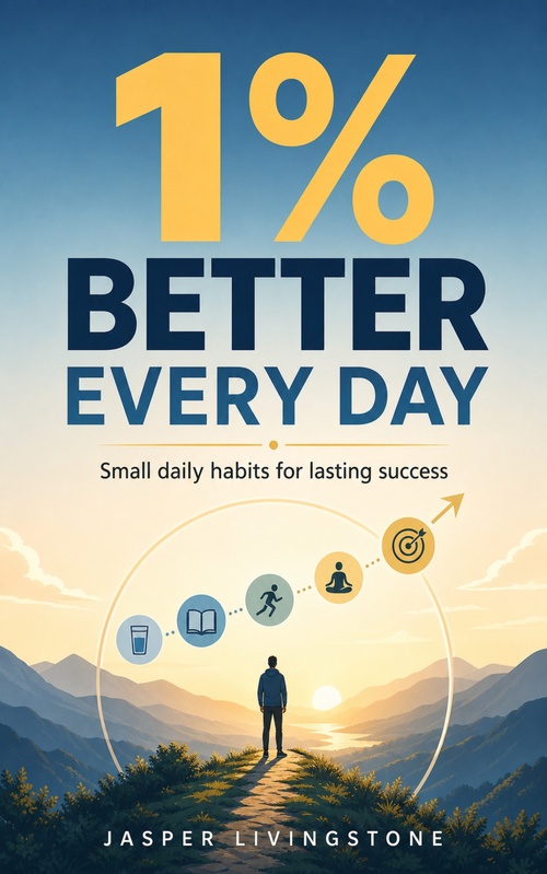 Couverture ebook de 1% Better Every Day, de Jasper Livingstone