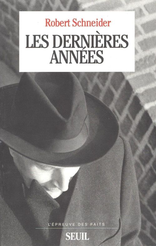 ebook cover of Les dernières années, by Schneider Robert