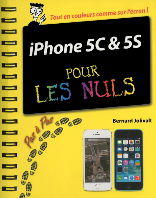 ebook cover of Iphone 5C & 5S pas à pas Pour Les Nuls, by Bernard Jolivalt