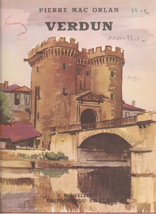 Couverture ebook de Verdun, de Pierre Mac Orlan