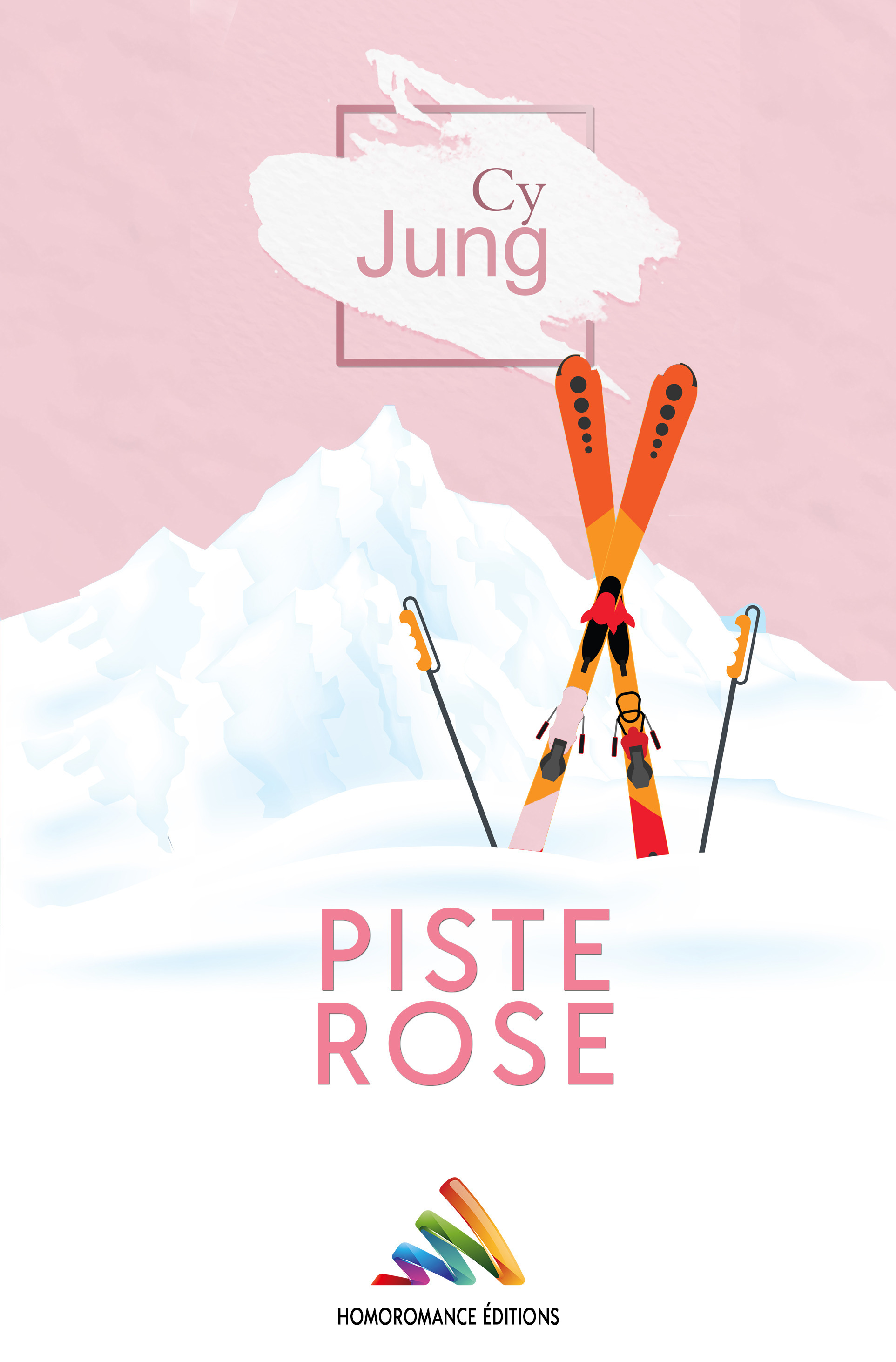 Couverture ebook de Piste Rose | Roman lesbien, livre lesbien, de Cy Jung