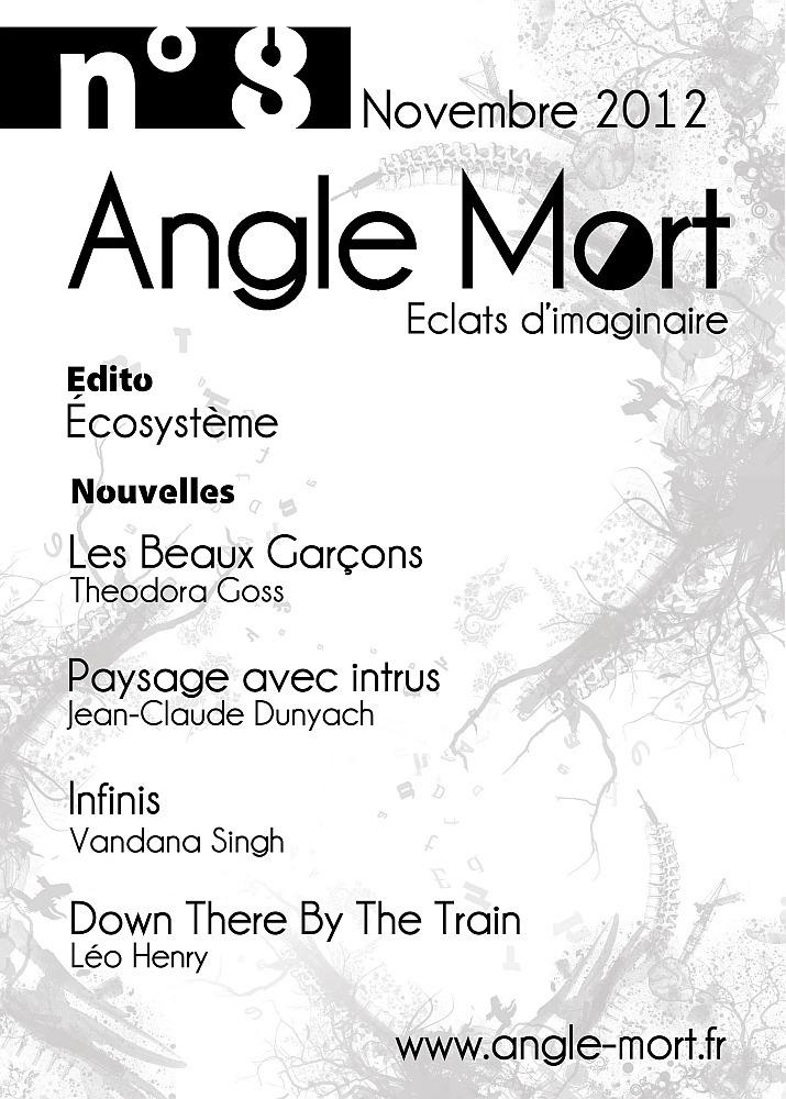 Couverture ebook de Angle Mort numéro 8, de Jean-Claude Dunyach, Leo Henry, Theodora Goss, Vandana Singh