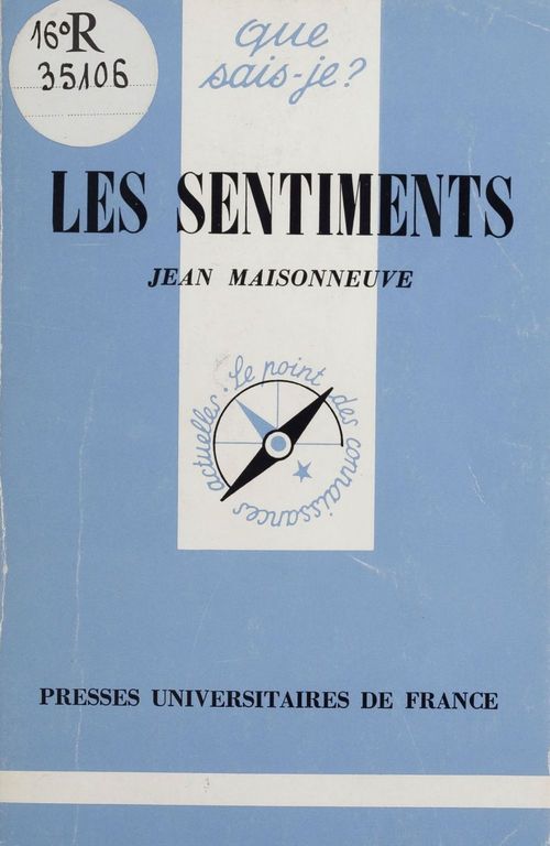 Couverture ebook de Les Sentiments, de Jean Maisonneuve