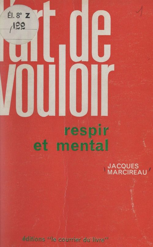 ebook cover of L'art de vouloir, by Jacques Marcireau