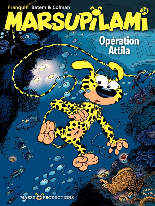 ebook cover of Marsupilami - tome 24 - Opération Attila, by Batem, Stéphane Colman, André Franquin