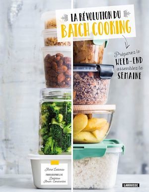 Couverture ebook de La révolution du batch cooking, de Anne Loiseau