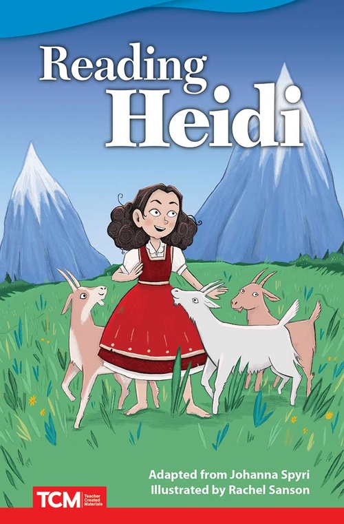 ebook cover of Reading Heidi, by Johanna Spyri