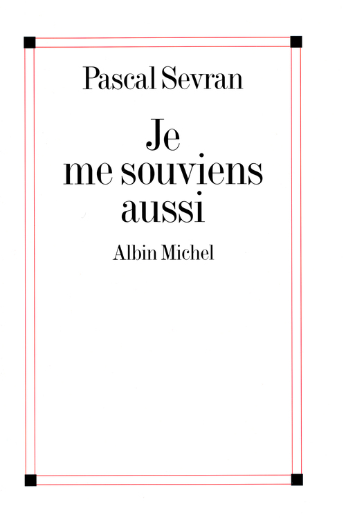 Couverture ebook de Je me souviens aussi, de Pascal Sevran
