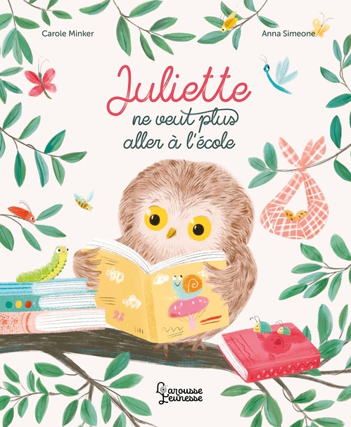 Couverture ebook de Juliette ne veut plus aller à l'école, de Carole Minker