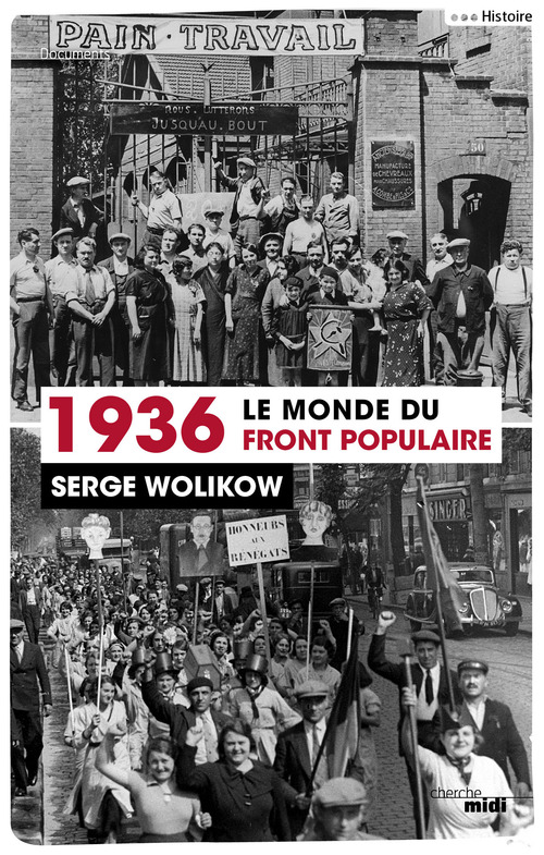 ebook cover of 1936, le monde du Front populaire, by Serge Wolikow