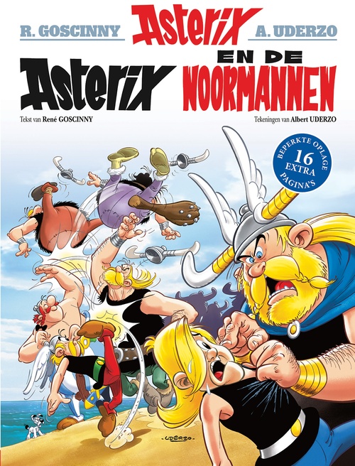 ebook cover of 09 Asterix en de Noormannen - Speciale editie, by René Goscinny, Albert Uderzo