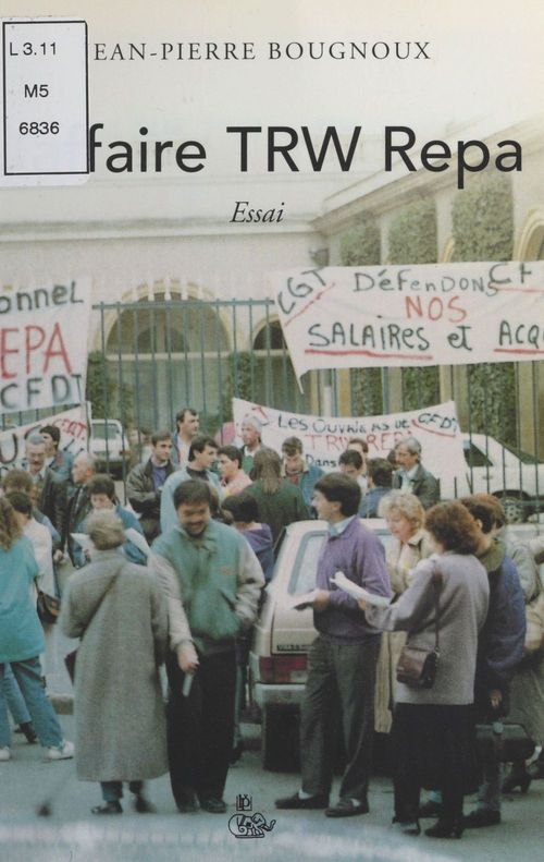 Couverture ebook de L'Affaire TRW Repa, de Jean-Pierre Bougnoux